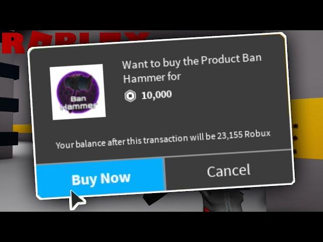 I Spent 10,000 ROBUX On The BAN HAMMER In Zombie Rush!! (Roblox Egg Hunt 2020)