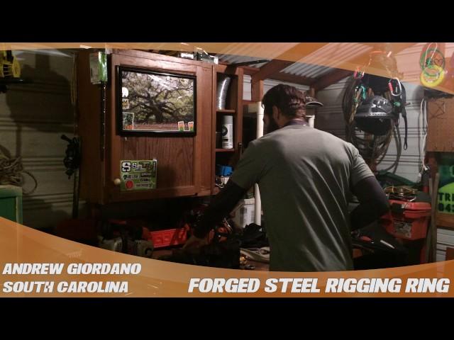 Forged Steel Rigging Ring: TreeStuff.com Customer Andrew Giordano's Review In The Field