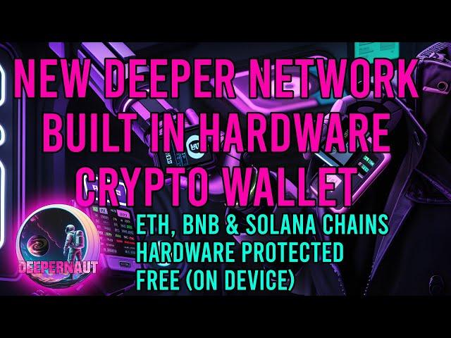 New Physical Deeper Network Crypto Wallet Walkthrough - Built Into Deeper Devices