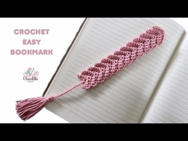 Crochet Easy Bookmark  / Beginner Tutorial 