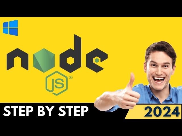 How to Install Nodejs 20 on Windows 11/10 (2024)