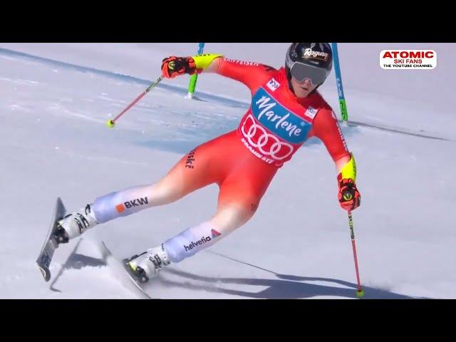 AUDI FIS Ski World Cup - Women's Giant Slalom - Kronplatz, 1st run, Jan 30, 2024 #weliveskiing