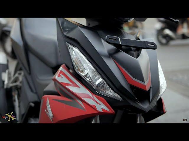 Honda Supra GTR 150 V2 - Matte Red Black - Walkaround