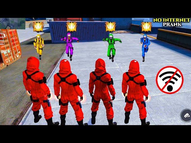 Garena Free fire No Internet Prank || Red Criminal | Nadiya ff