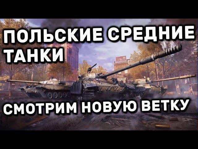 ПОЛЬСКИЕ СРЕДНИЕ ТАНКИ СМОТРИМ НОВУЮ ВЕТКУ WOT CONSOLE PS4 XBOX PS5 World of Tanks Flashpoint