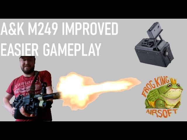 A&K M249 Para - A&K 1500 Round Box Magazine Review. How to IMPROVE your M249 out of the box!!