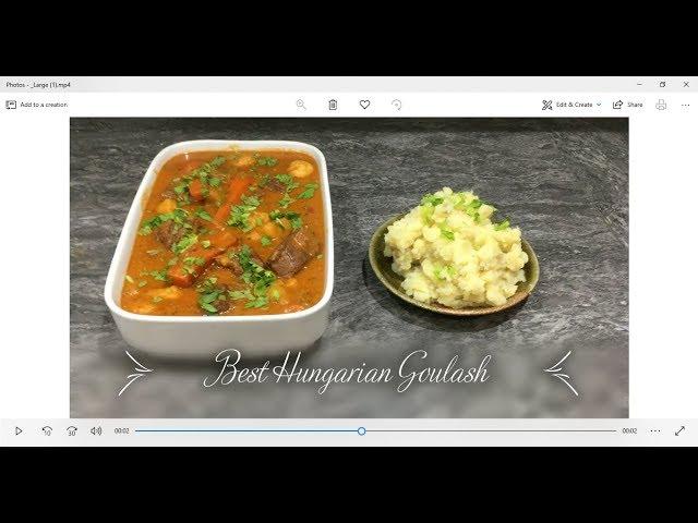 Beef Hungarian Goulash (o gulash) Best TRADITIONAL recipe#chefstravels.com