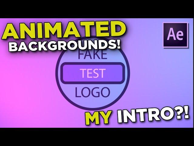 ANIMATED BACKGROUNDS In After Effects Tutorial!