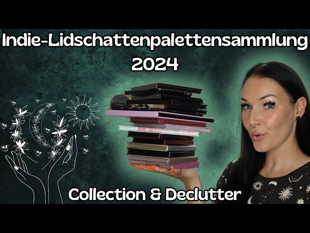 Meine Indie-Lidschattenpalettensammlung  2024 I Eyeshadow Collection & Declutter