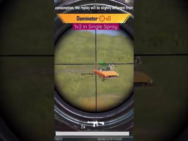 1v2 Single spray / 4v1 Gaming }#pubgmobile #shorts #bgmi