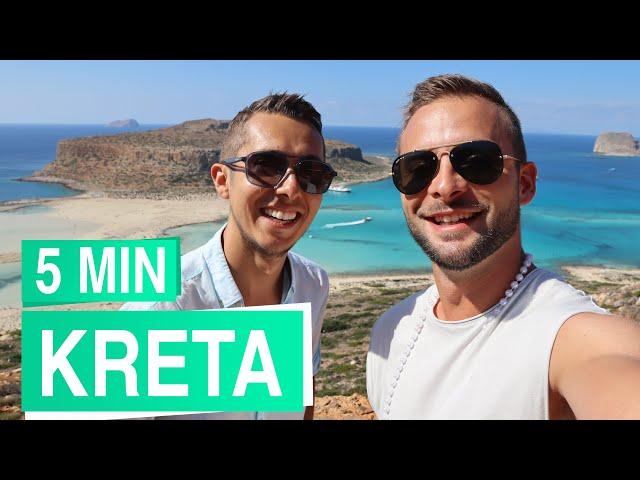 Kreta in 5 Minuten  An der Küste von Heraklion bis Chania