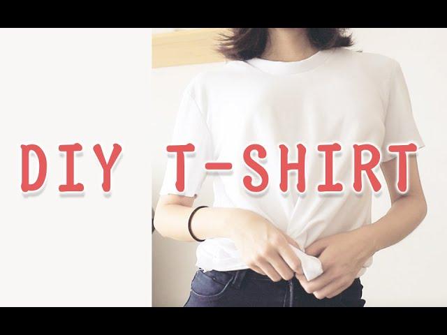 DIY T-SHIRT | step by step t-shirt sewing tutorial | Alexia W