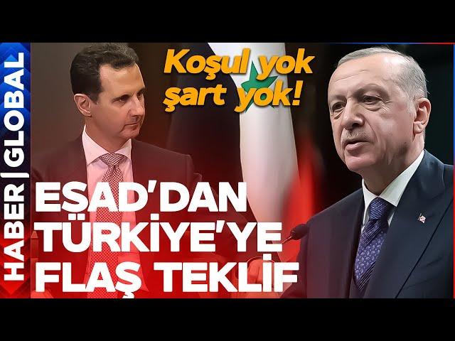 Koşul Yok, Şart Yok! Esad'dan Flaş Türkiye Açıklaması! Bu Anlaşmayı Teklif Etti