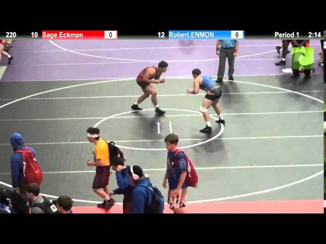 220 Sage Eckman vs. Robert ENMON