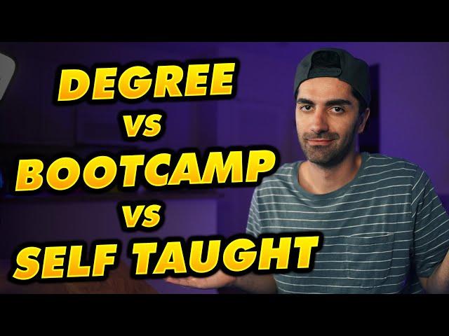 Coding Bootcamp vs Self Taught vs Degree