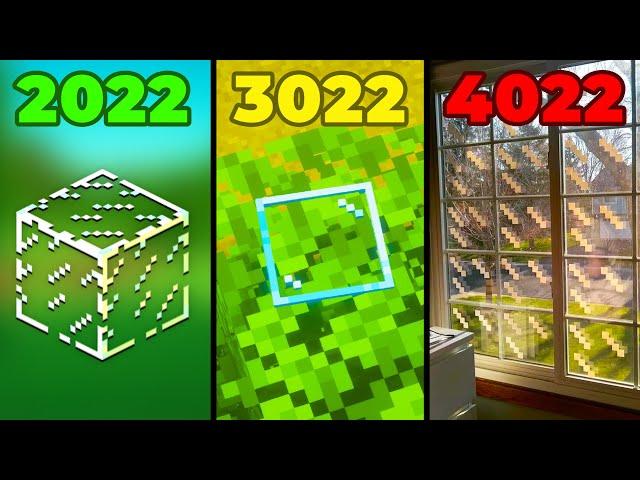 minecraft physics in 2022 vs 3022 vs 4022