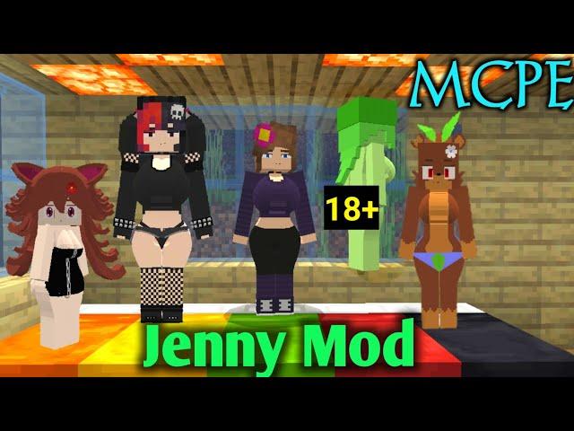 MCPE Jenny mod 2 Updated download link | ELLIE Addon tutorial