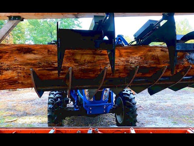 Sawmilling icky logs in the Rain