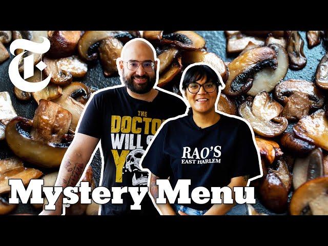 Vegan Challenge! 2 Chefs Make a Meal Out of Mushrooms | Mystery Menu | NYT Cooking