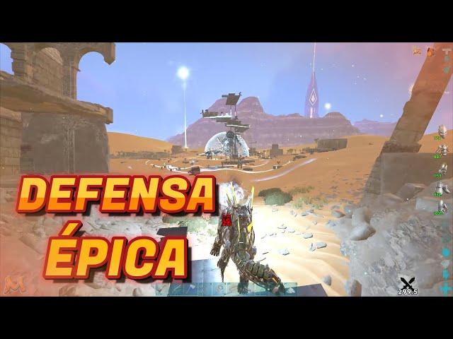 DEFENSA DE BASE ÉPICA!!! ARK PVP