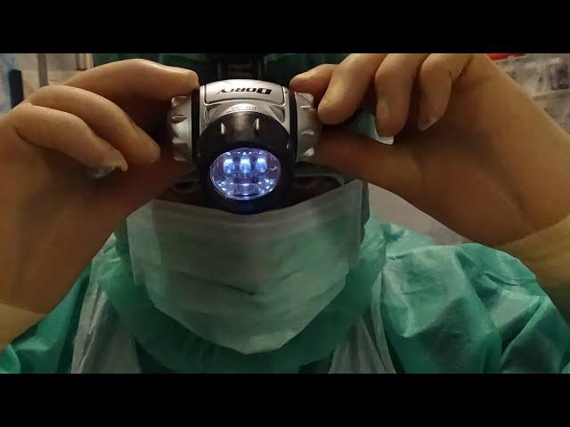 ASMR Gynecological Procedure🩸, ASMR MAD SURGEON, ASMR LATEX GLOVES SOUNDS, (Removing your CYSTS)