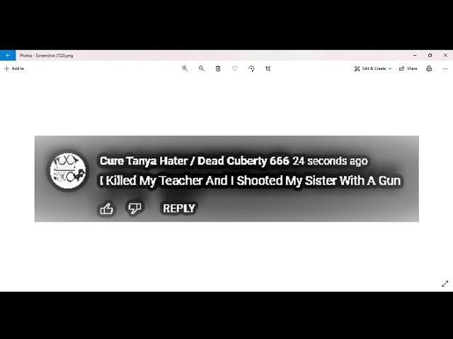 CALLING OUT CURE TANYA HATER / DEAD CUBERTY 666 FOR KILLING HER TEACHER AND HER SISTER!!!!!!!!!!!!!!