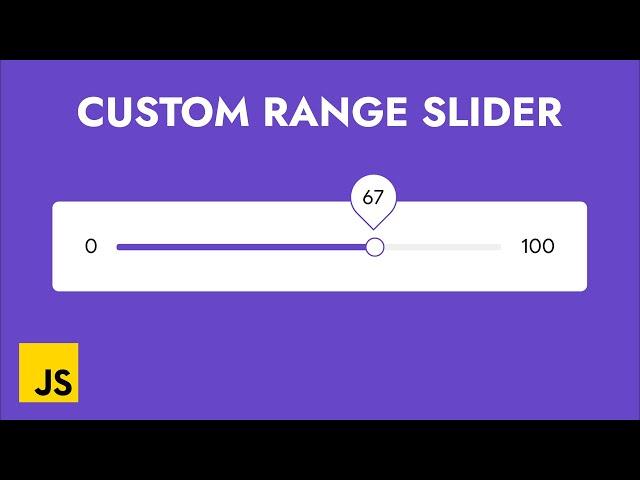 Custom Range Slider Javascript