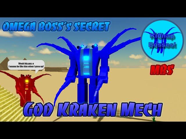 How To Get God Kraken Mech (Omega) in MEGA Boss Survival | Roblox