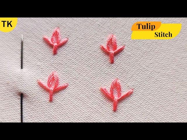 Mastering the Art of Hand Embroidery Stitches: Tulip Stitch Tutorial 