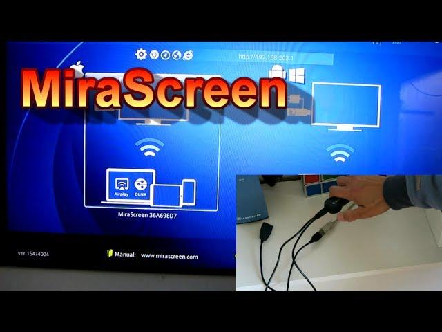 Miracast Dongle HDMI MiraScreen WiFi Display Receiver Unboxing & Testing