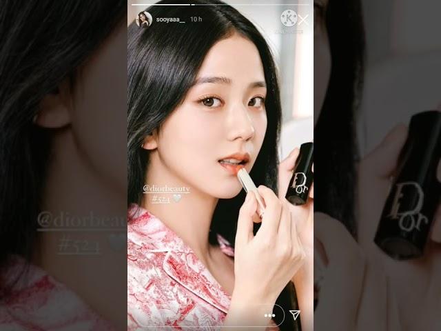 jisoo new insta update with dior beauty 21/3/22 #jisoo #blackpink #instagram #blink  #visualqueen