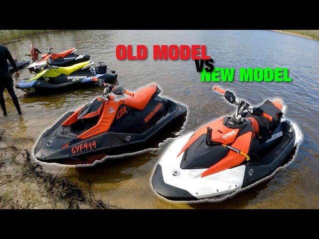 Old Model Vs New Model SeaDoo Spark Trixx!