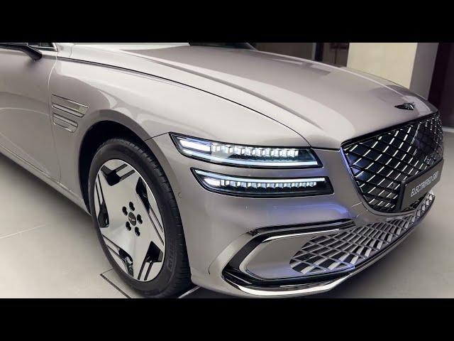 [4K] 2026 GENESIS Electrified G80 LWB "Geneva Silver / Prussian Blue" Walkaround Review