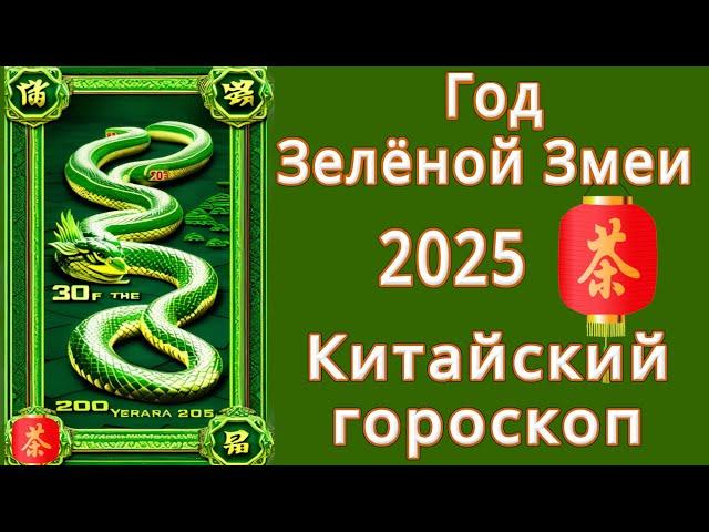  ГОД ЗМЕИ 2025ВОСТОЧНЫЙ ГОРОСКОП ДЛЯ КАЖДОГО ЗНАКА ЗОДИАКА YEAR OF THE SNAKE /2025/ HOROSCOPE