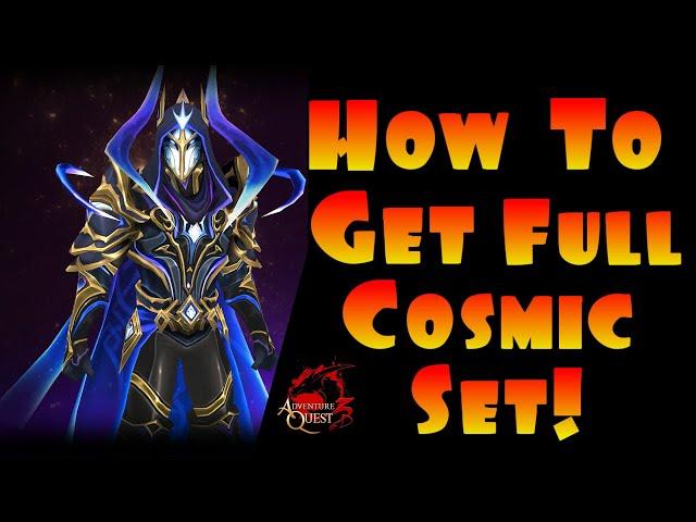 AQ3D How To Get The ENTIRE Cosmic Raiment Set! Spoilers Ahead! AdventureQuest 3D