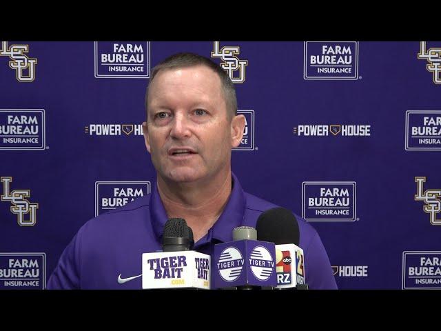 LSU Jay Johnson discusses Tiger Baseball incoming class