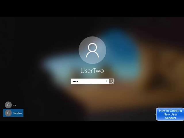 How to Create a New User Account on Windows 10