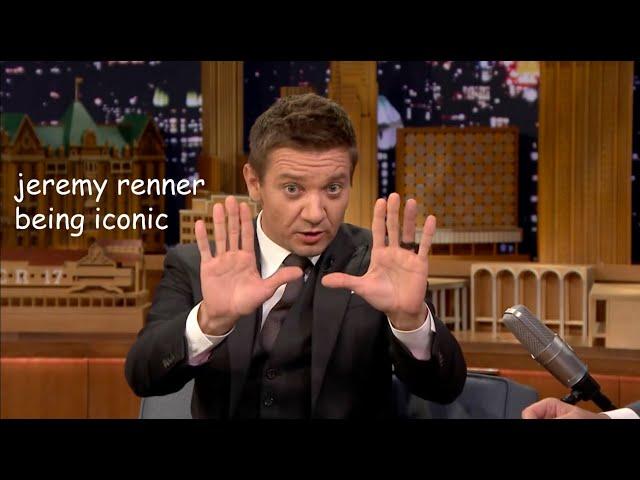 jeremy renner being iconic