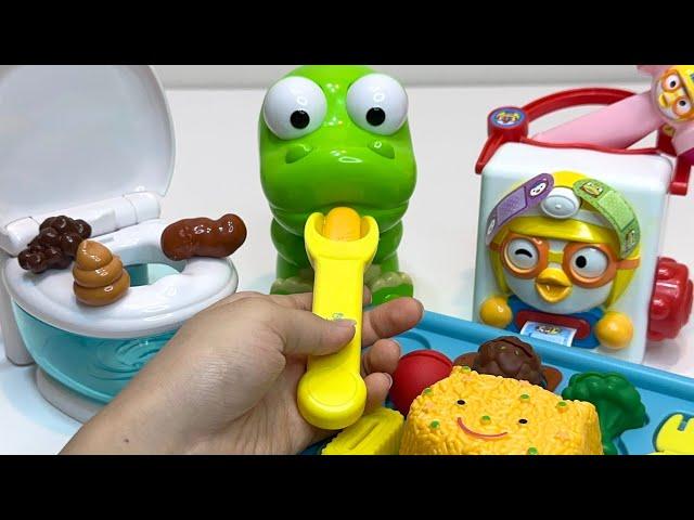 30 Minutes Satisfying with Unboxing Pororo toys Compilation ASMR | Eating & Potty training Toy etc.