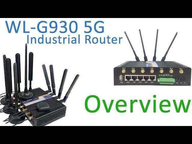 5G  |  WLINK G930 5G Industrial Router  |  Overview