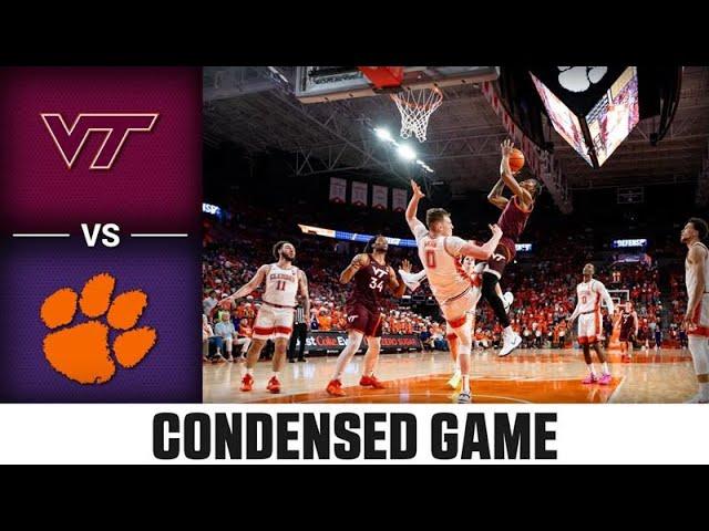 Virginia Tech vs. Clemson Condensed Game | 2024-25 ACC Men's Basketball