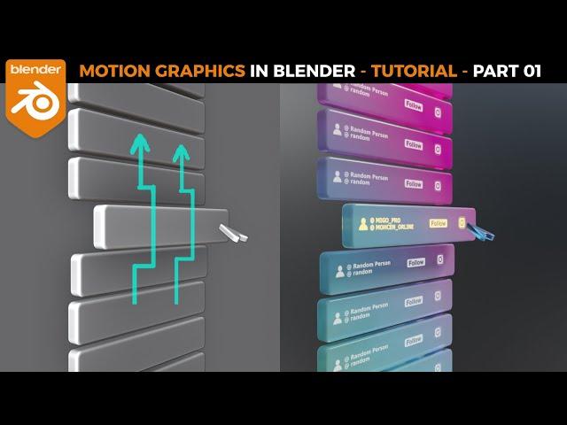 Motion graphics in blender - Tutorial -  part 01