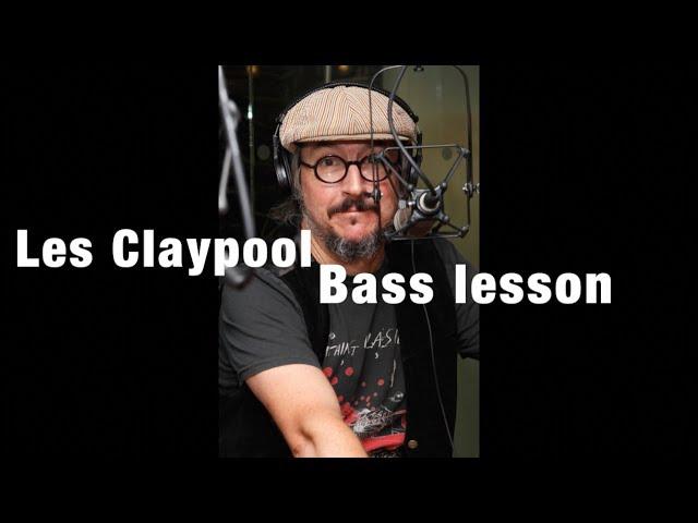 Les Claypool - Primus - Bass lesson - Over the electric Grapevine