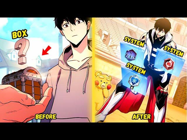 He opened a random box and got 3 legendary systems each with the power of SS rank - Manhwa Recap