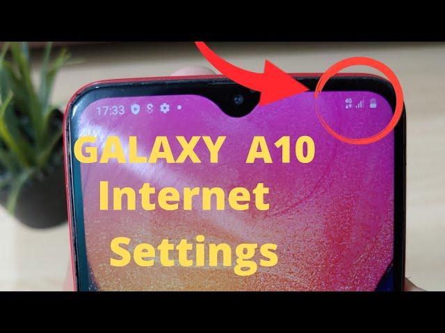 Samsung Galaxy a10 Internet Show But Not Working Fix | Galaxy Internet Settings