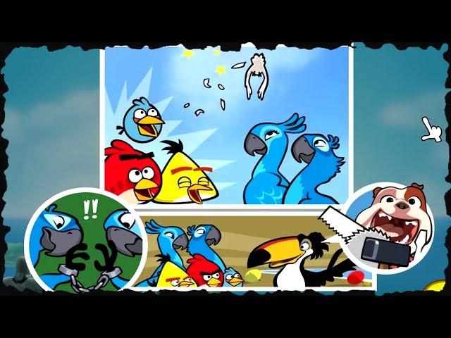 Angry Birds Rio - Jungle Escape All Levels Three Star Walkthrough