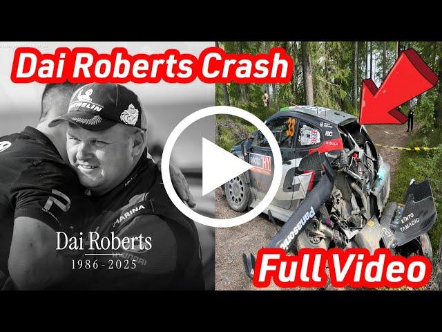 Jim Clark Rally 2025 Crash |dai roberts crash | dai roberts accident die| British Rally Championship