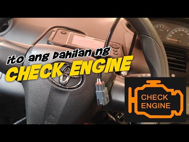 CHECK ENGINE ng sasakyan ito ang palaging dahilan | Sensor madalas masira kapag matagal na ang kotse