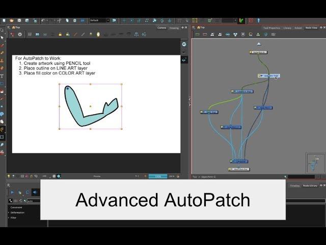 Advanced Autopatch in Toonboom Harmony