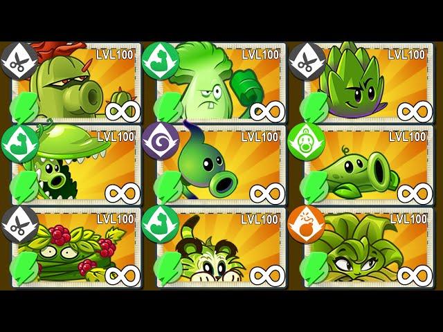 All Best Green Plants In PVZ 2 - Plants Vs Zombies 2 Tournament